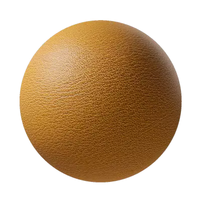 Yellow Large Grain Leather