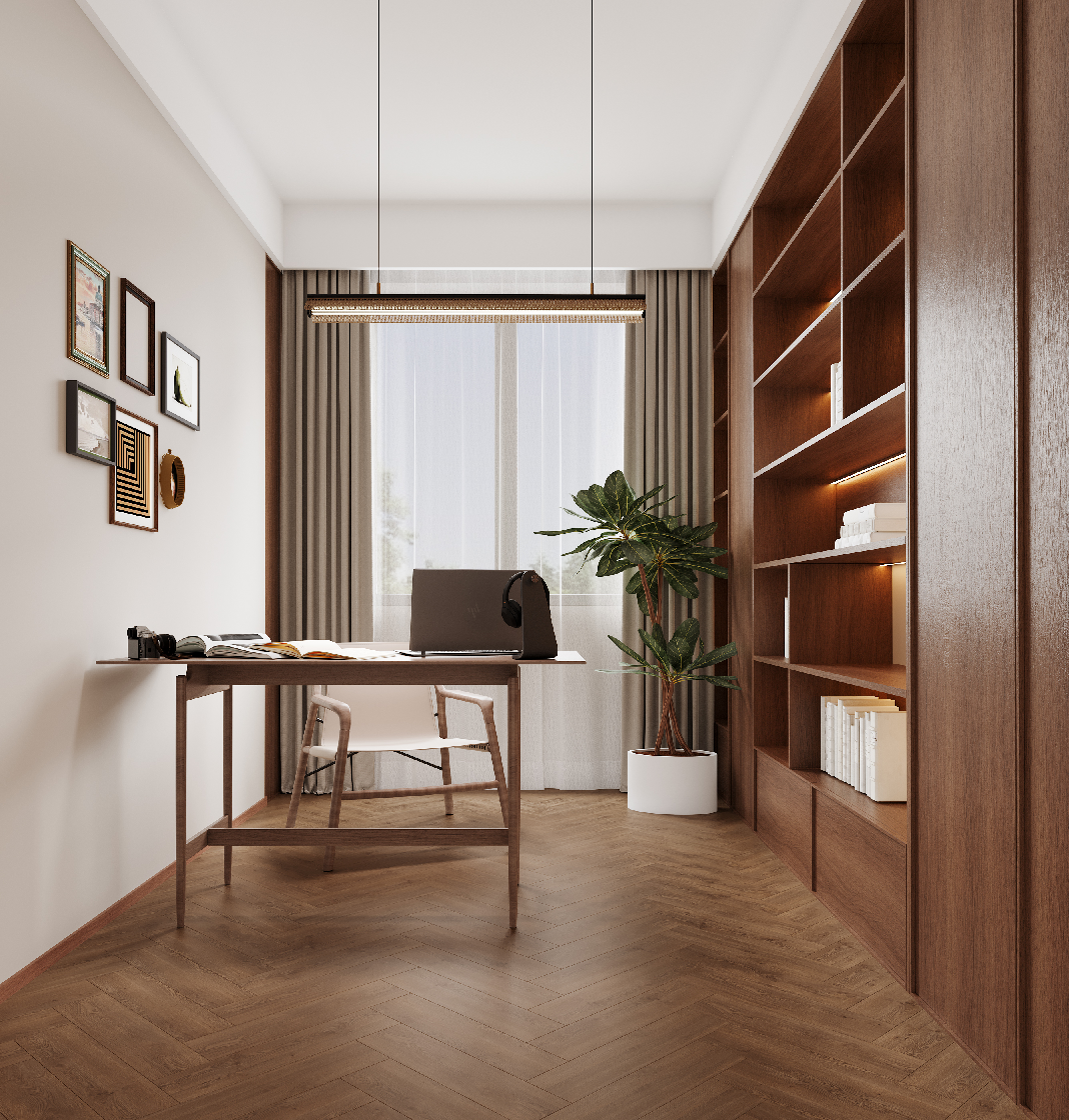 Organic Modern Study Room
