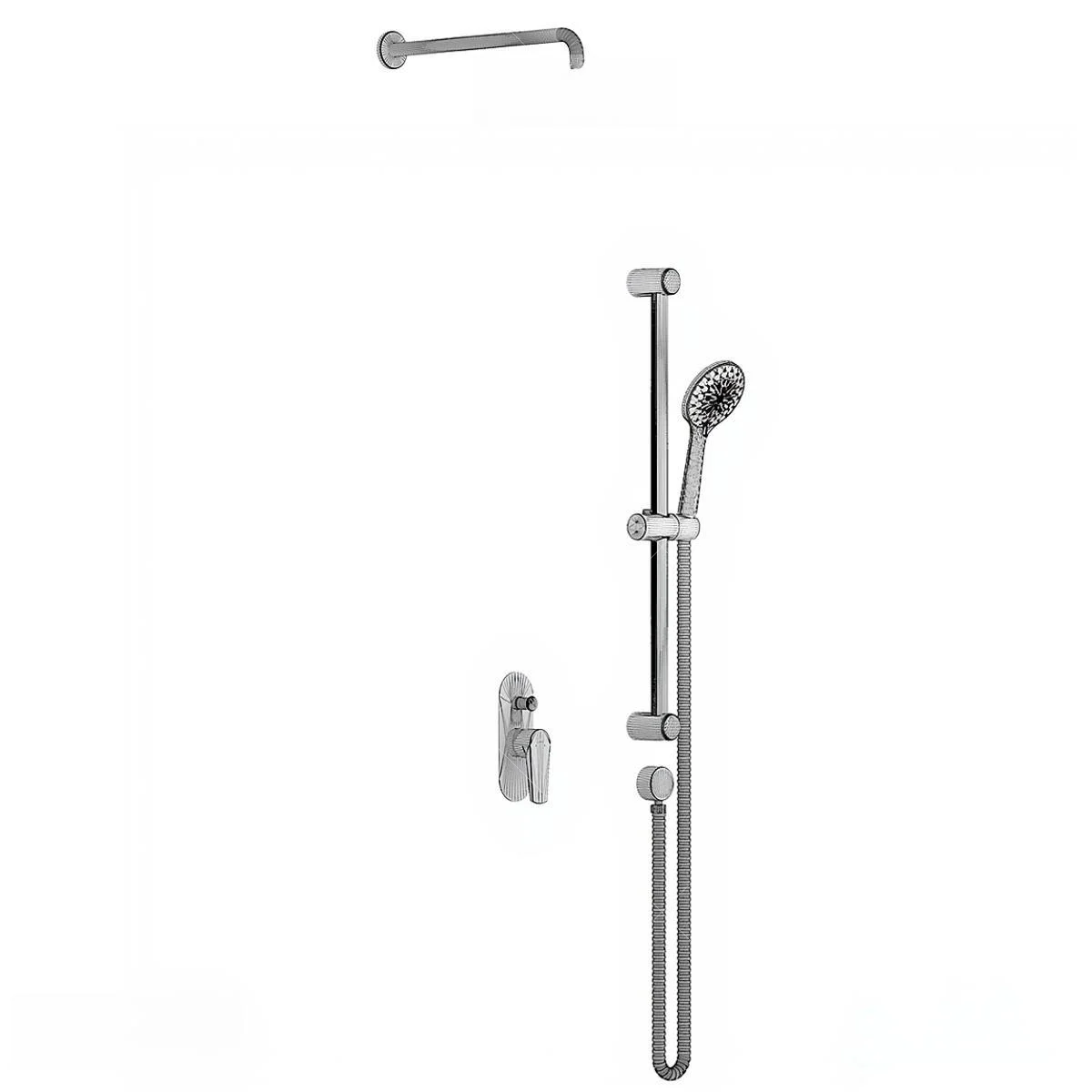 Shower Head 3d model thumbnail 2
