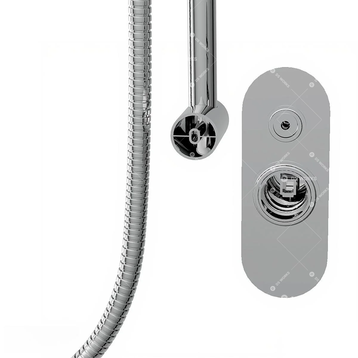 Shower Head 3d model thumbnail 3