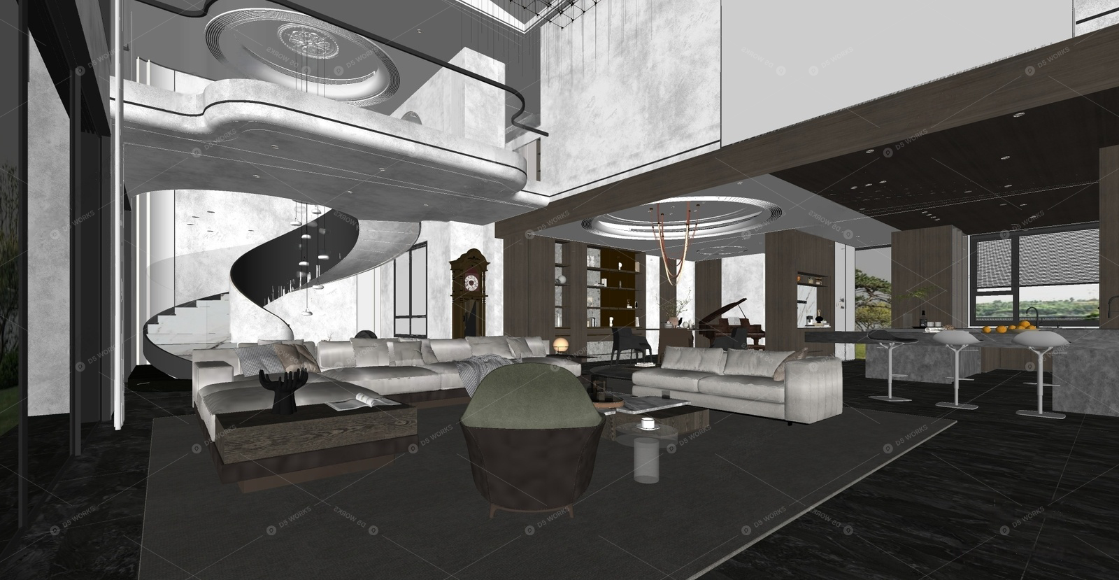Living Rooms 3D Models 3