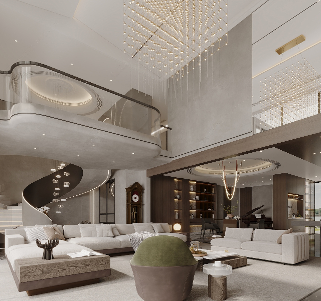Modern Villa Living Room