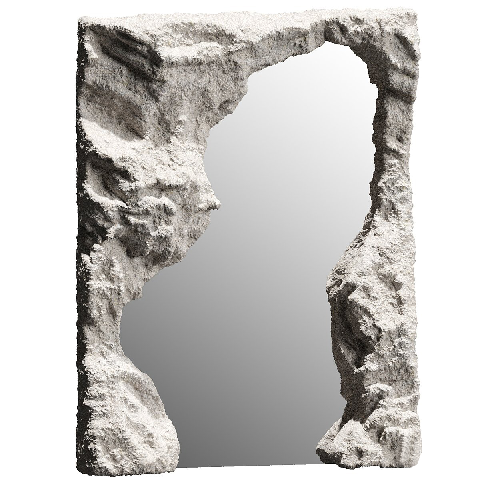 Industrial Wabi-Sabi Decorative Mirror