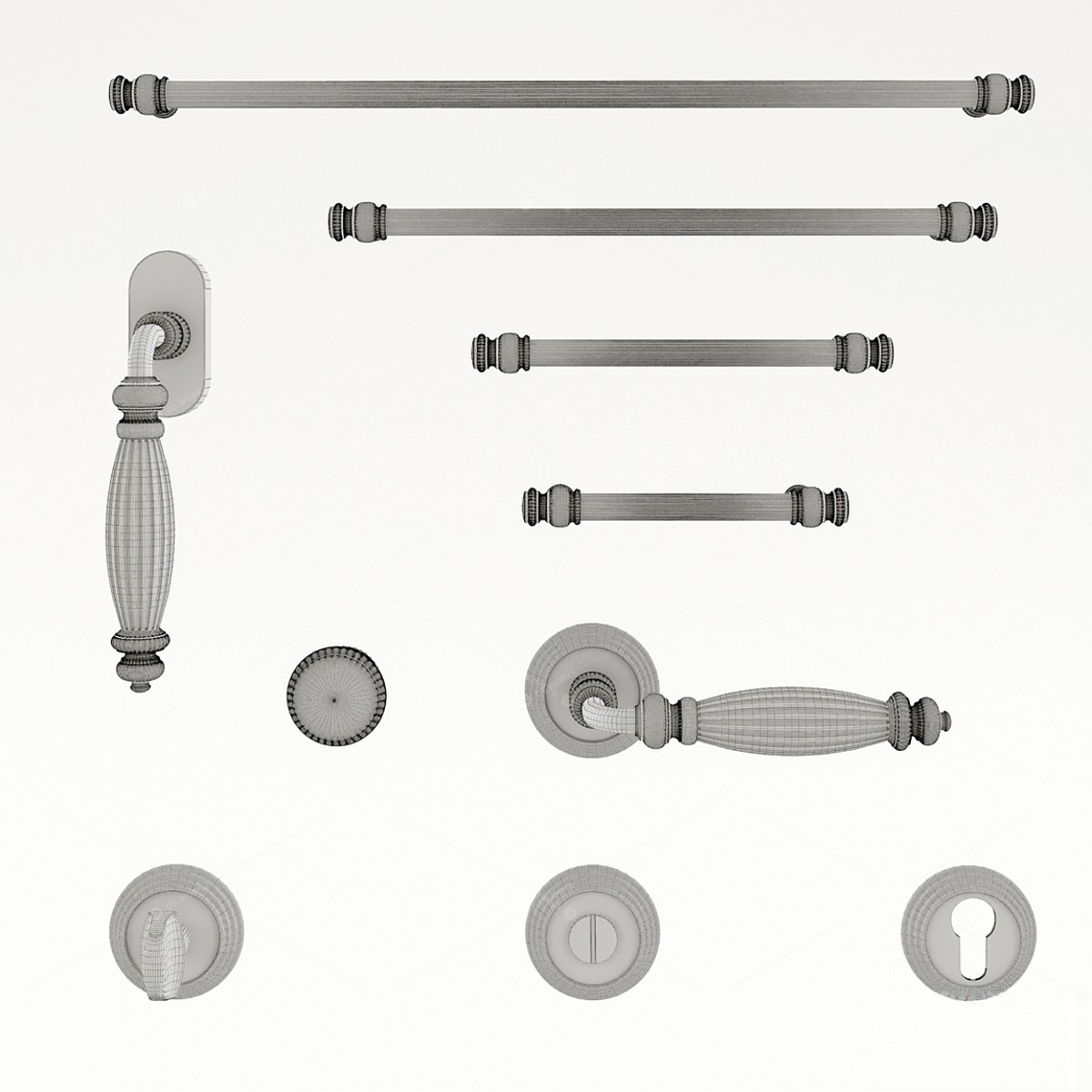 Faucet Handles 3D Models 5