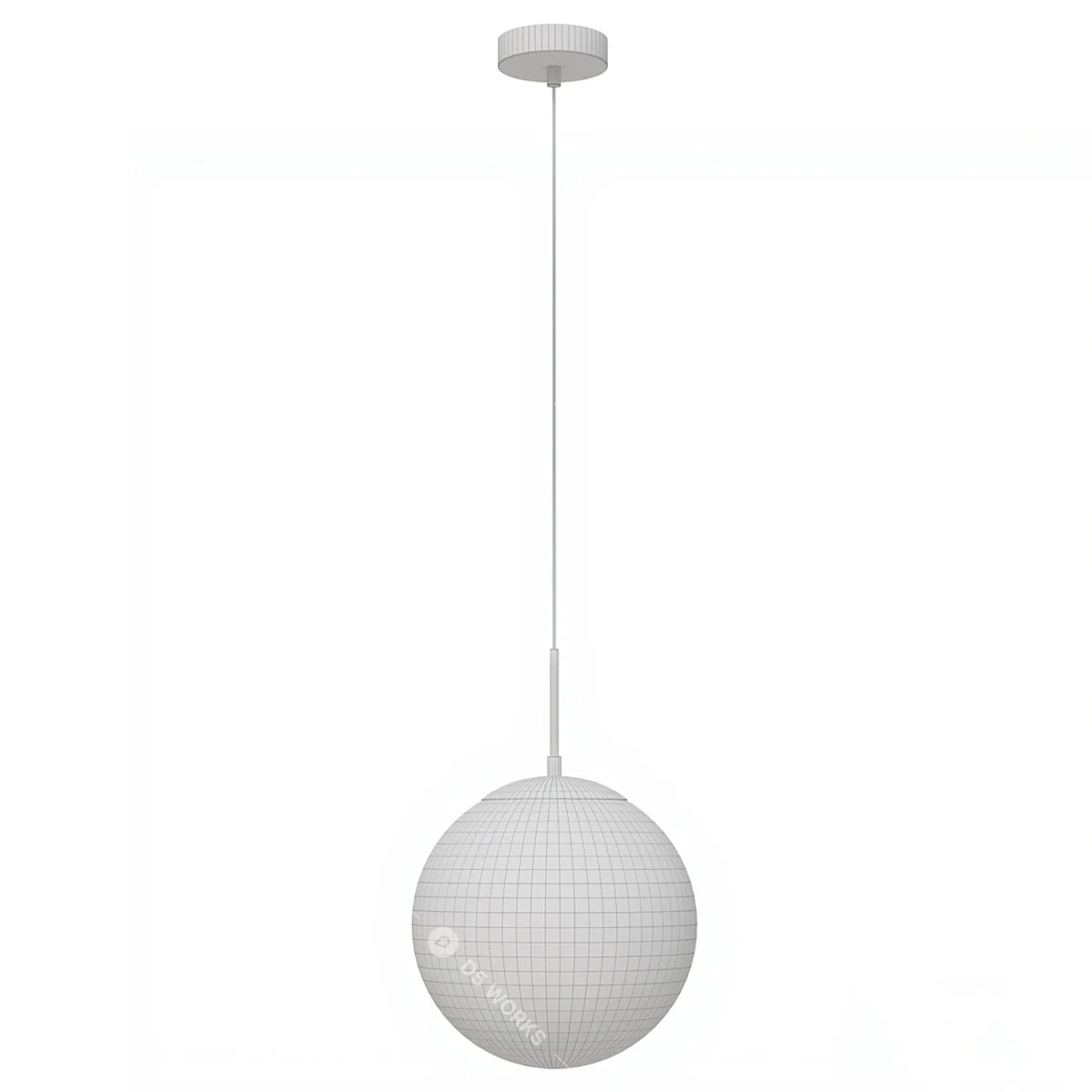 Modern Pendant Light 3d model thumbnail 3