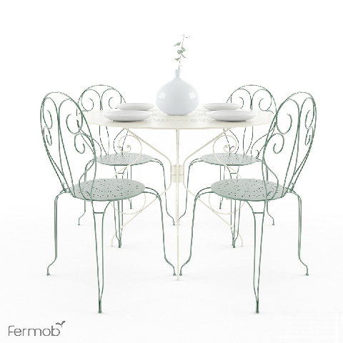 Modern Outdoor Table & Chairs Set