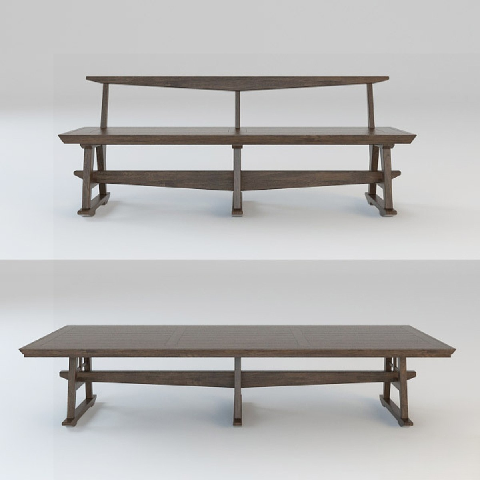 Modern Outdoor Table & Chairs Set