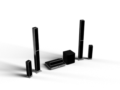 Minimalist Tower Speaker 3d model