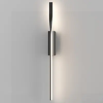 Minimalist Linear Wall Lamp 3d model