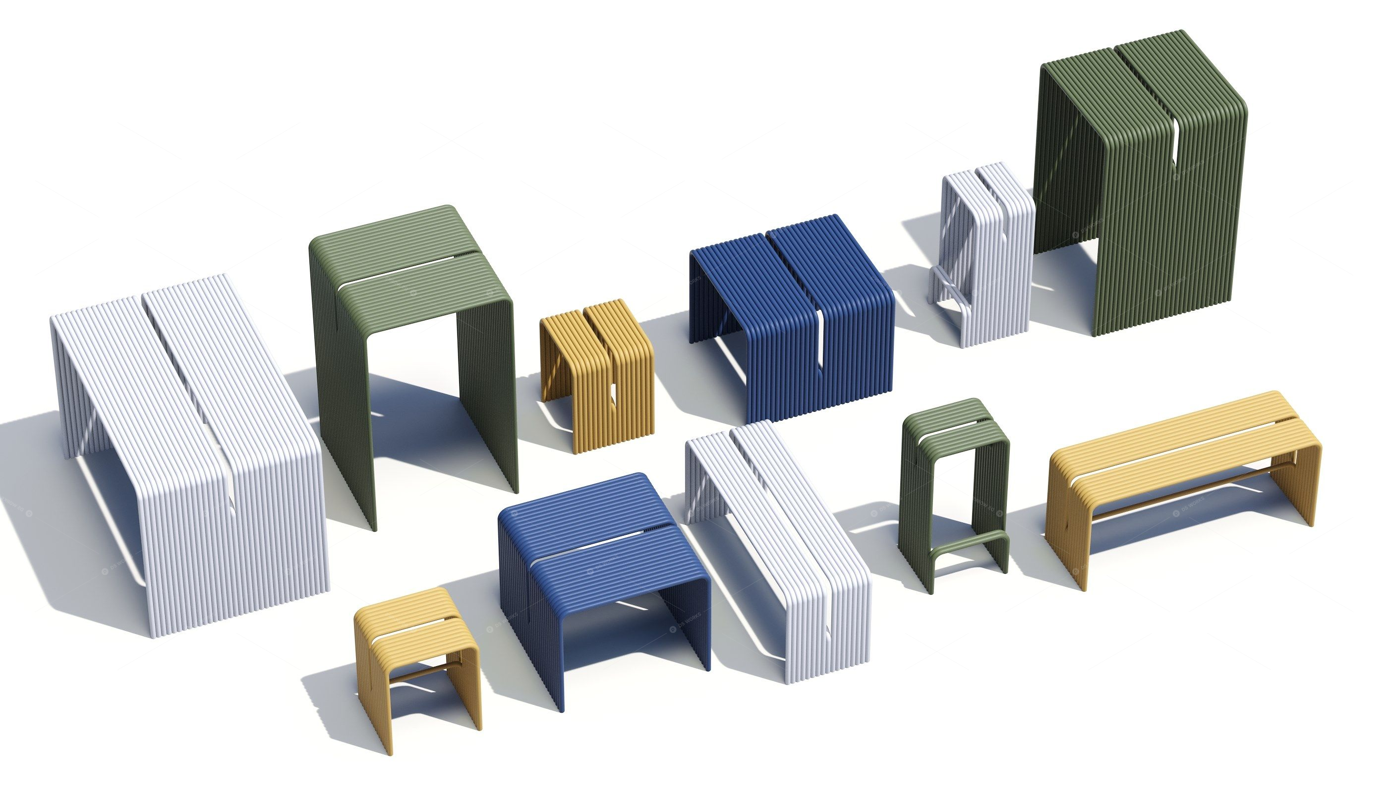 Outdoor Furniture 3D Models 20