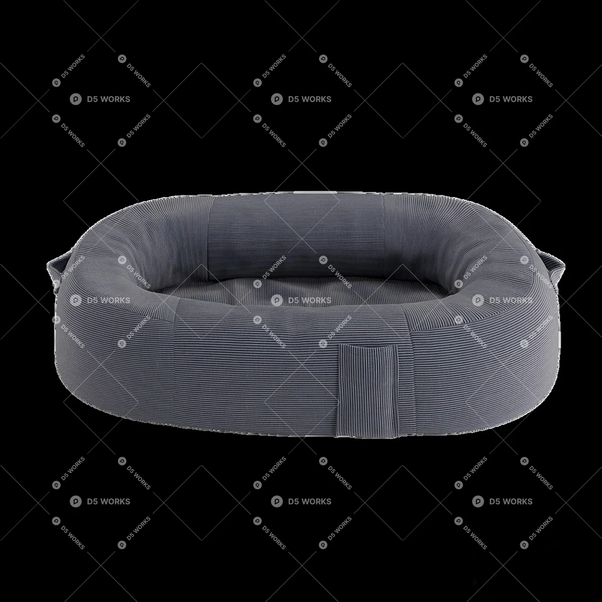 Pet Bed 3d model thumbnail 3