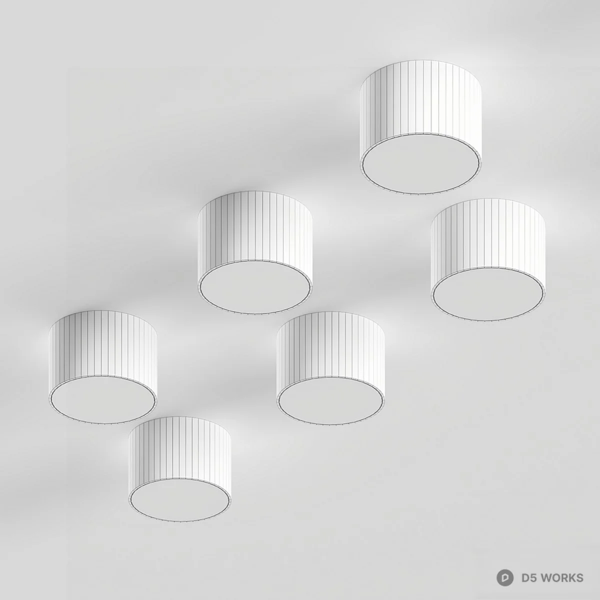 Minimalist Cylinder Recessed Light 3d model thumbnail 3