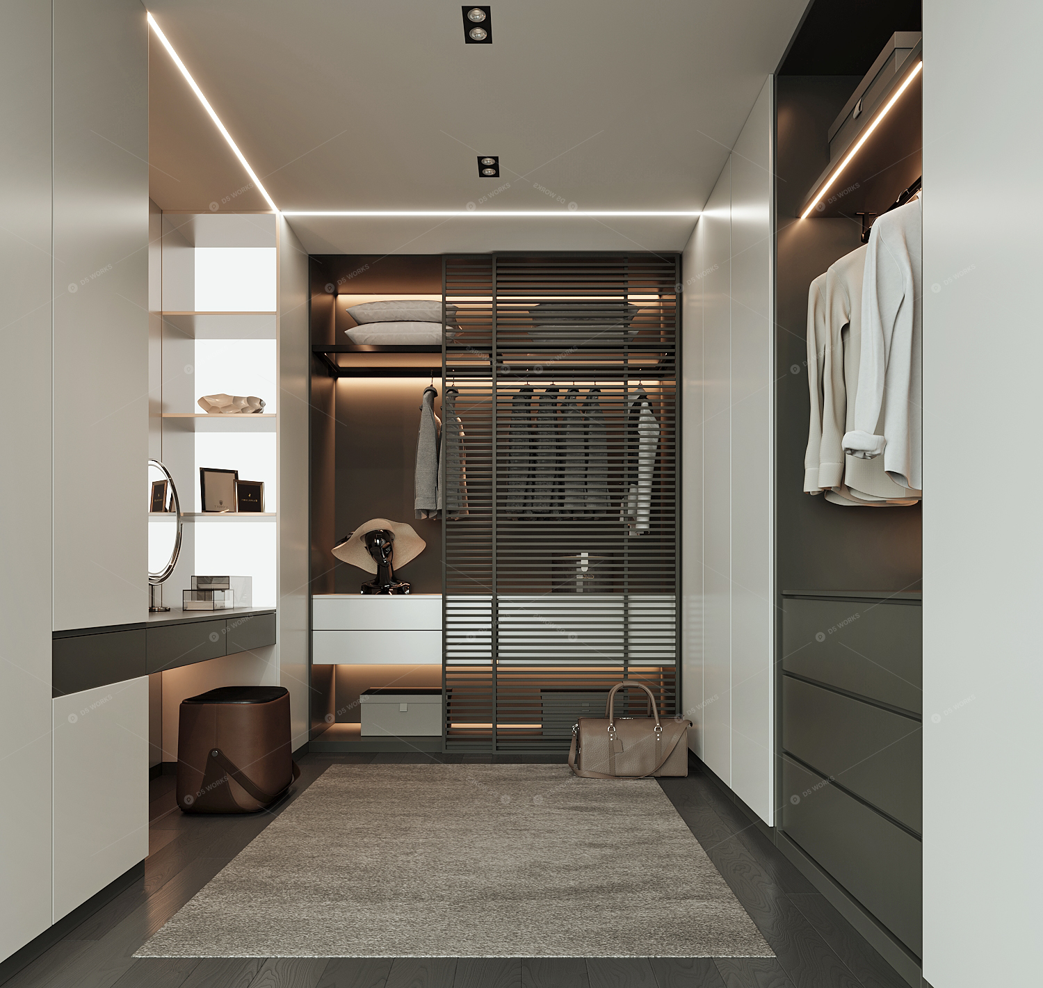 Walk-in Closets 3D Models
