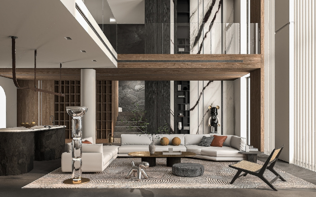 Modern Villa Living Room