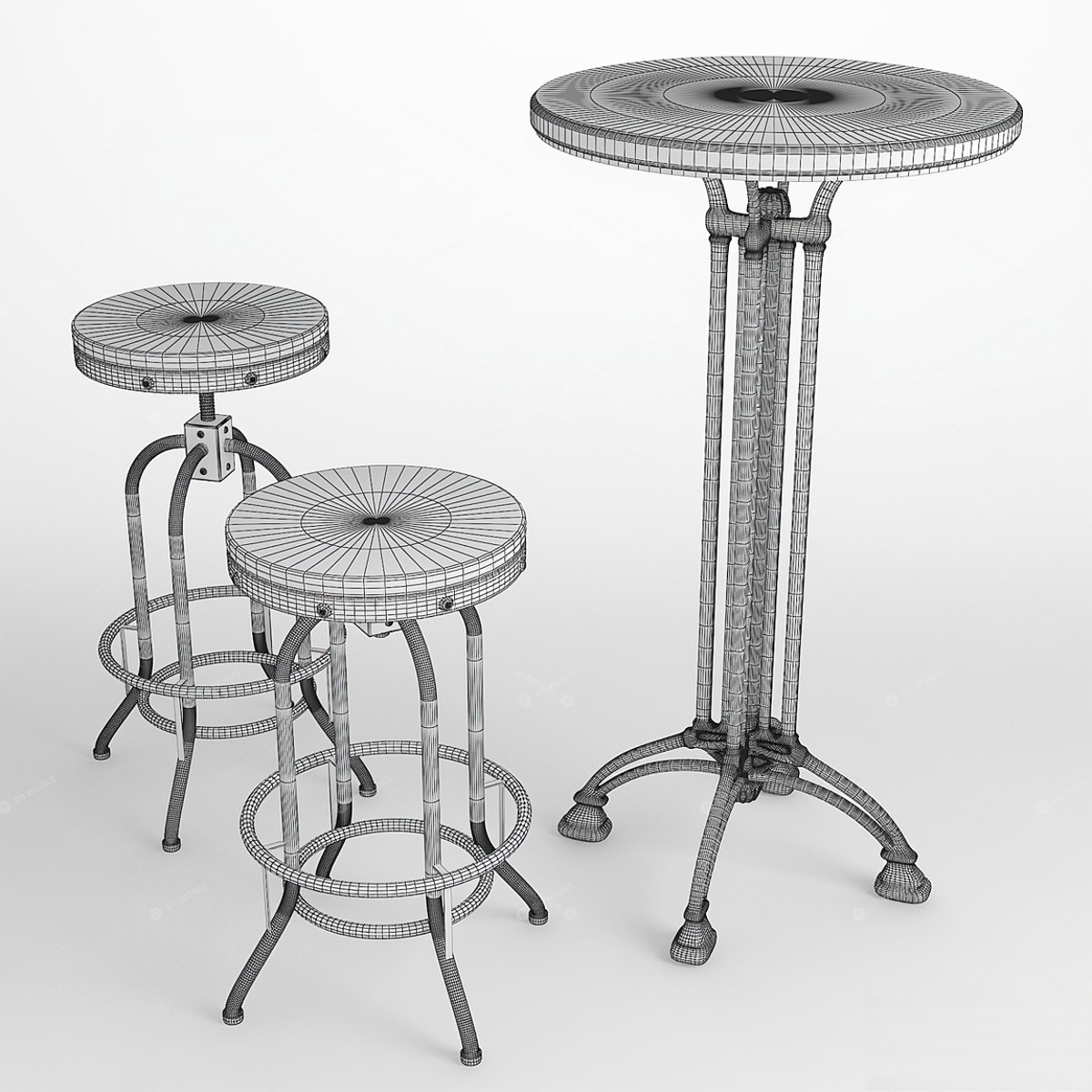 Outdoor Furniture 3D Models 2