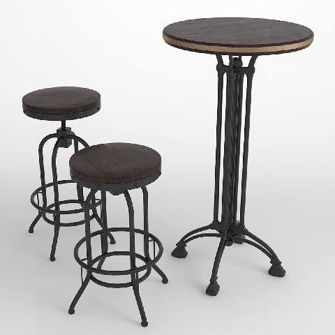 Modern Outdoor Table & Chairs Set