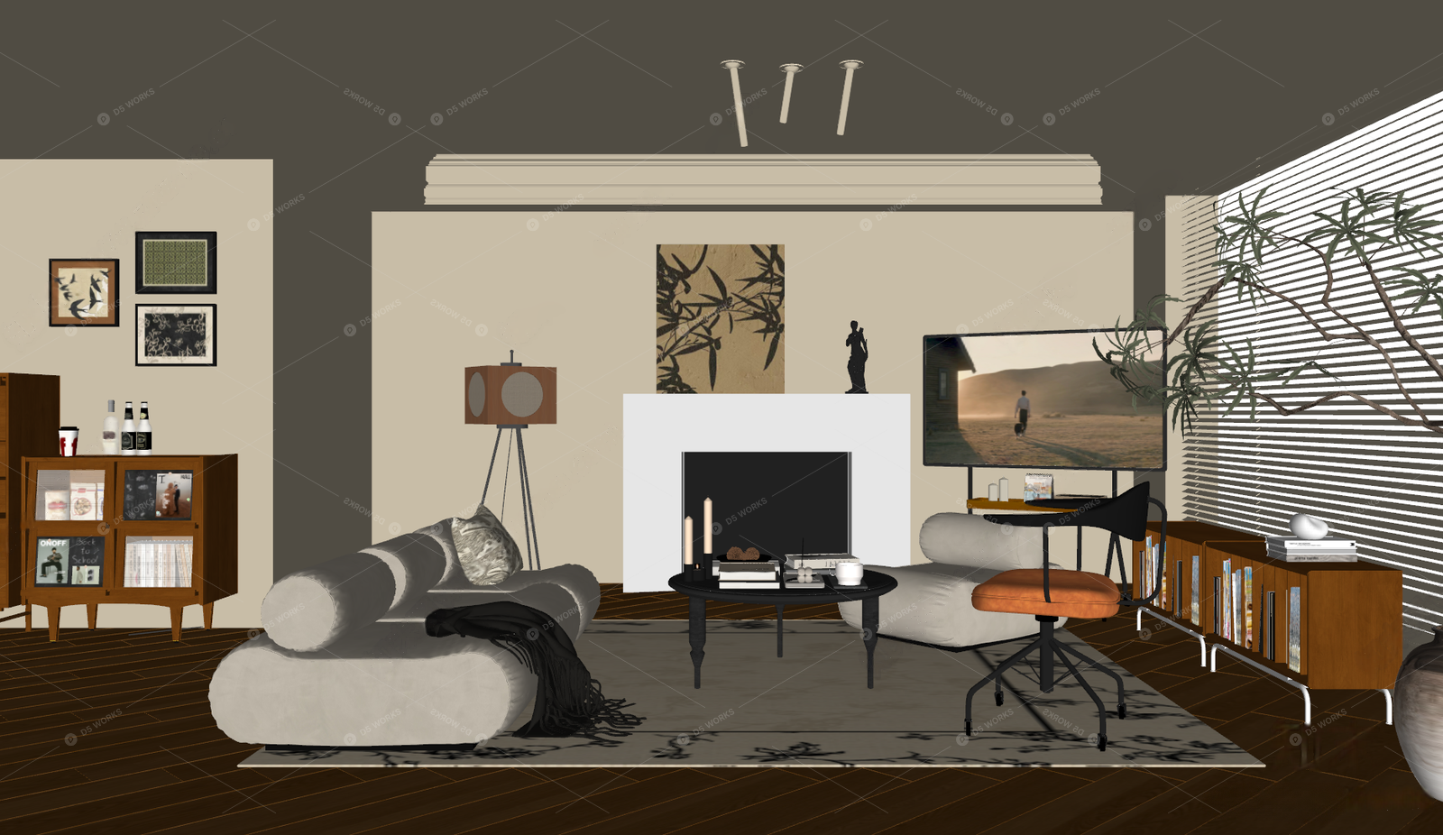 Living Rooms 3D Models 2