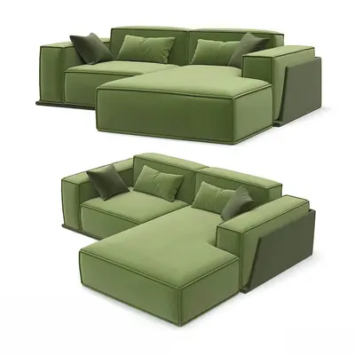 Two-seater Sofa 3d model