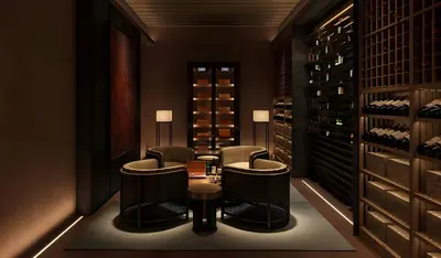 Contemporary Wine Tasting Room 3d model