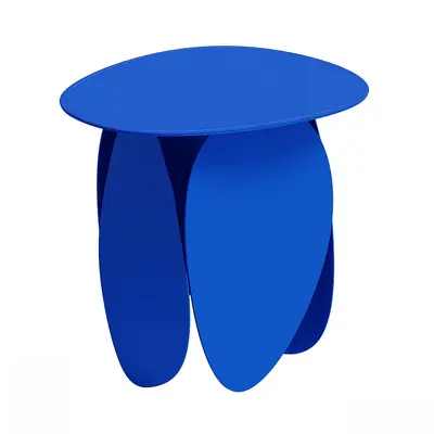 Blue Petal Shaped Side Table 3d model