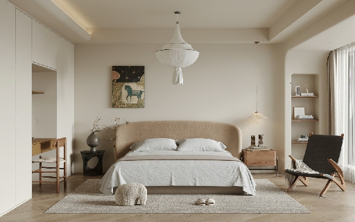 Mid-Century Modern Home Bedroom