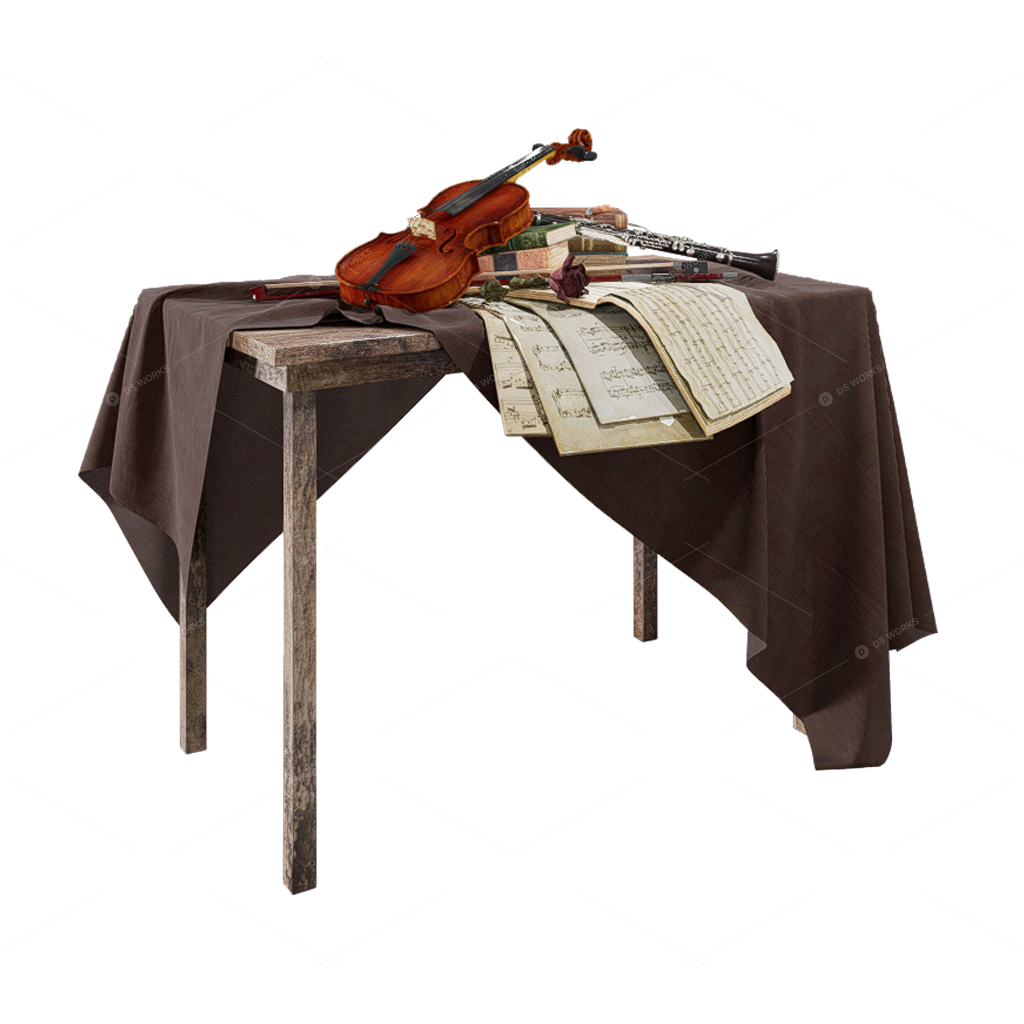 Musical Instruments & Art Supplies 3D Models