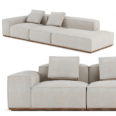 Modern Three-seater Sofa