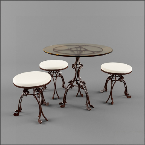 Modern Leisure Table & Chair Set