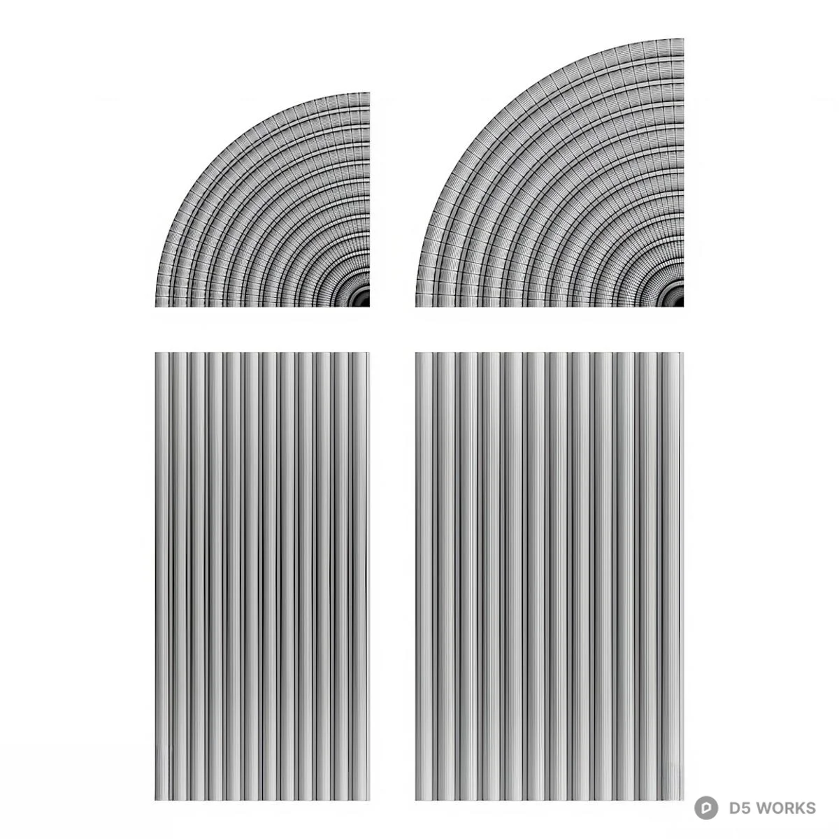 Architectural Molding Panel 3d model thumbnail 3