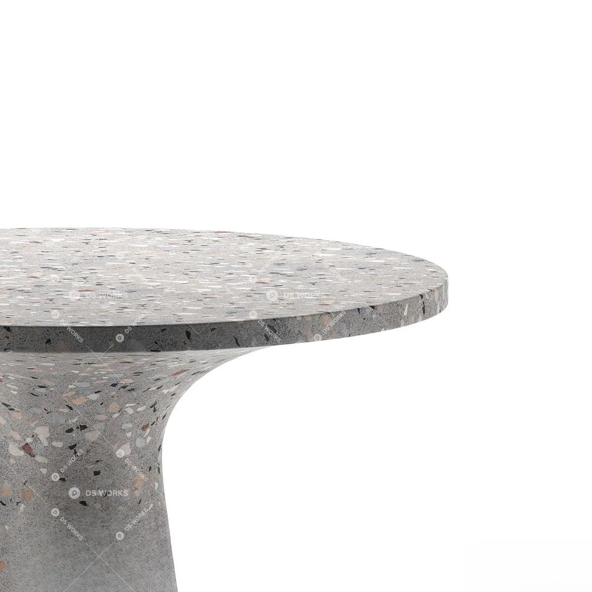 Scandinavian End Table 3d model thumbnail 2