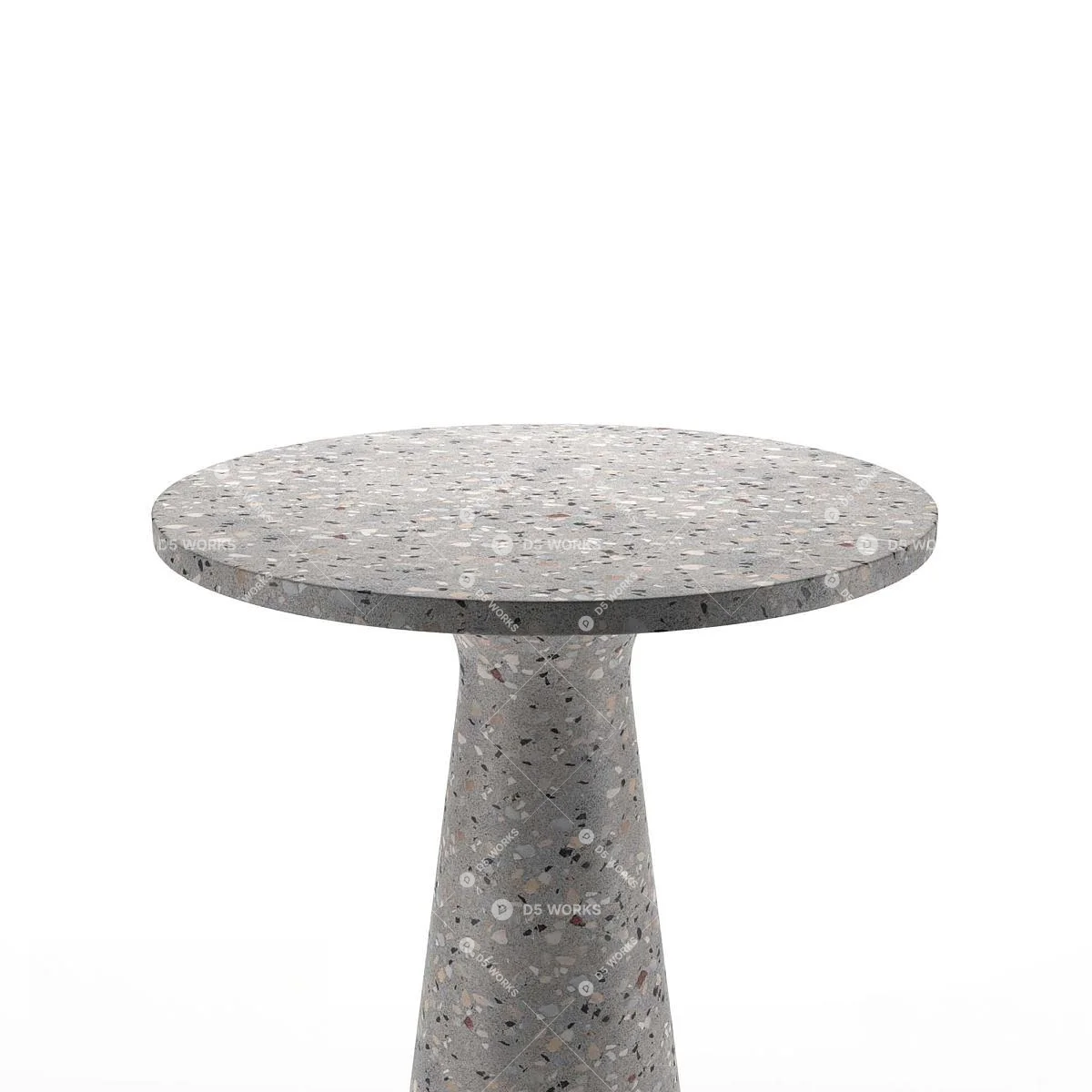 Scandinavian End Table 3d model thumbnail 3