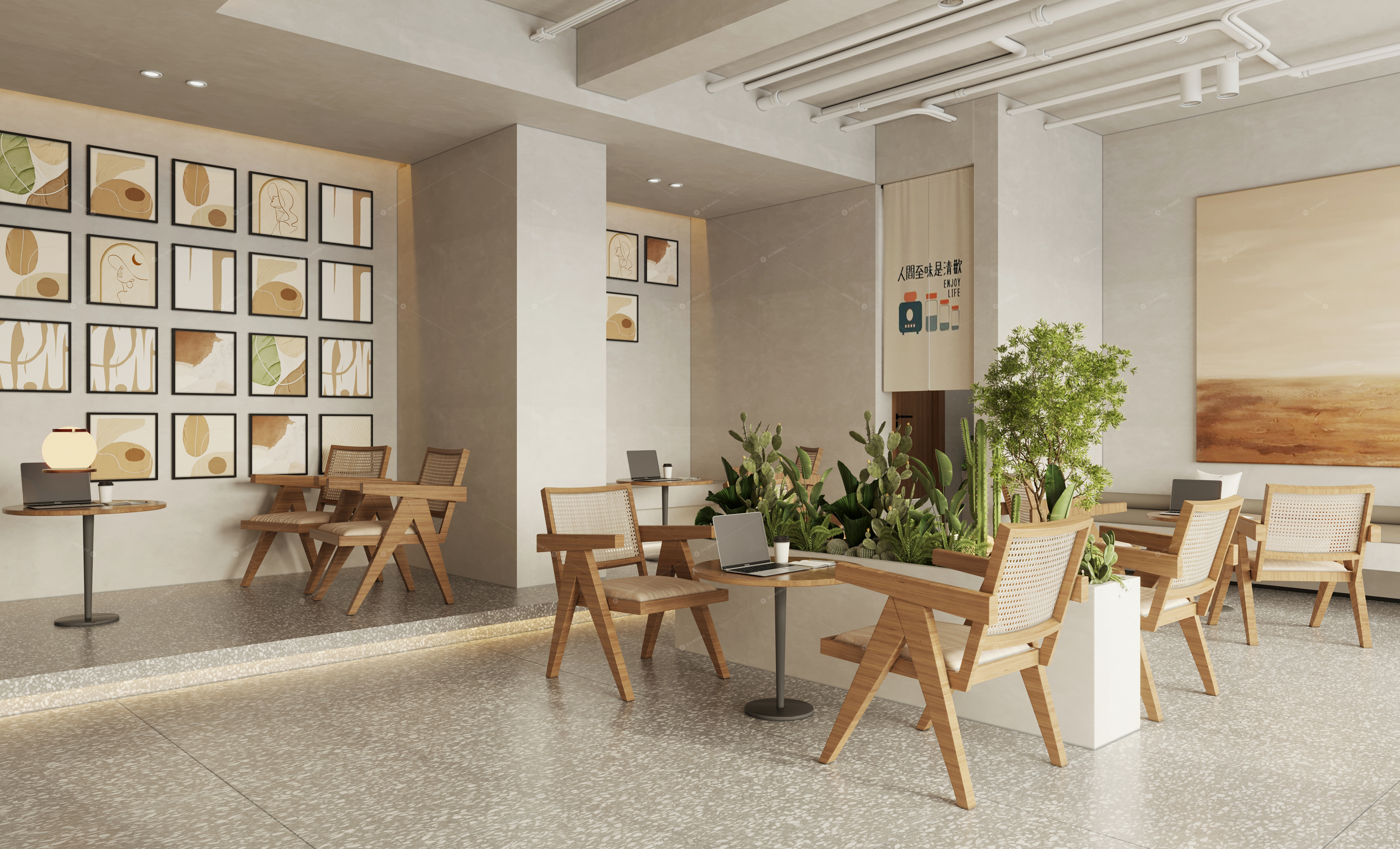 Restaurant Spaces 3D Models 3