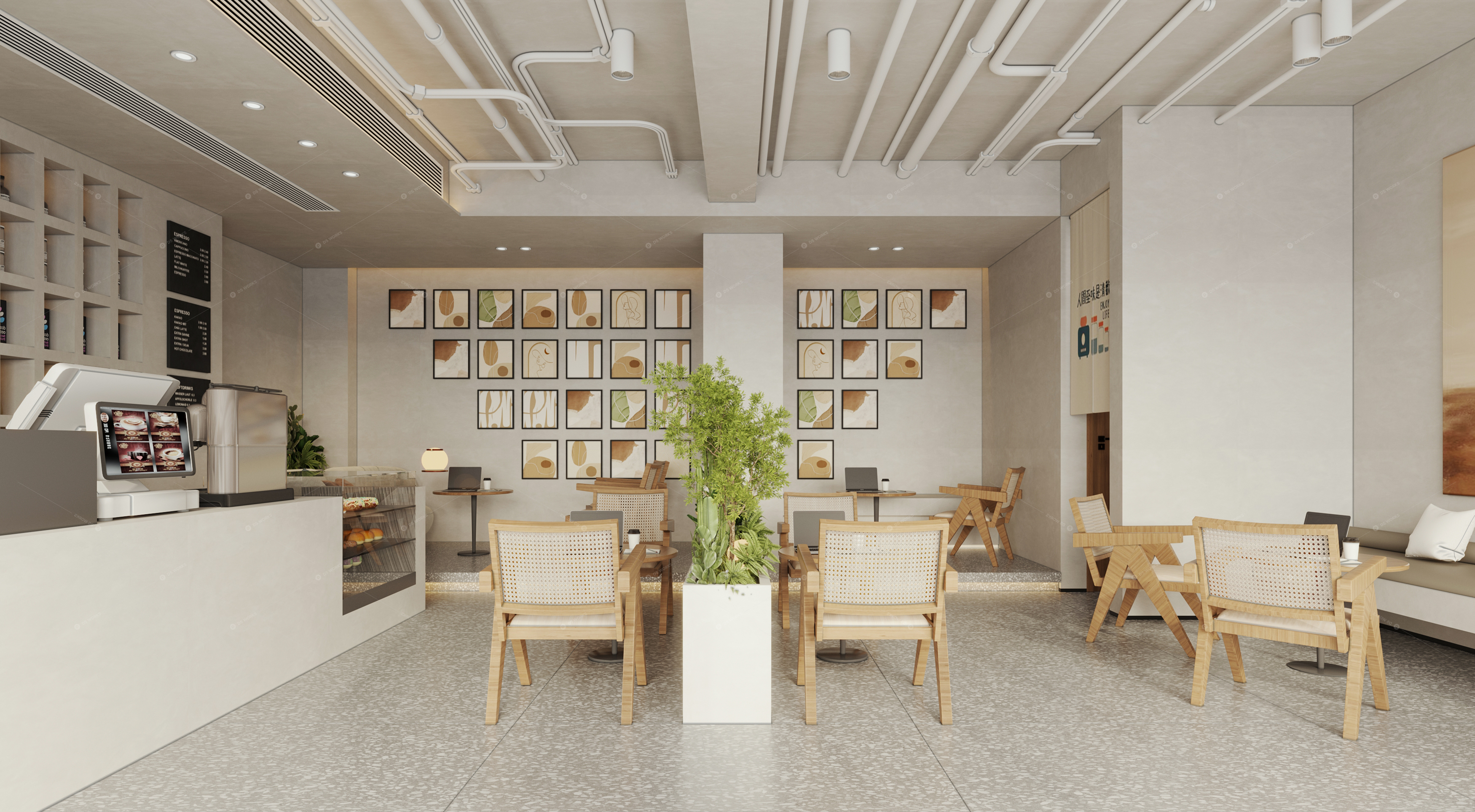 Restaurant Spaces 3D Models 2
