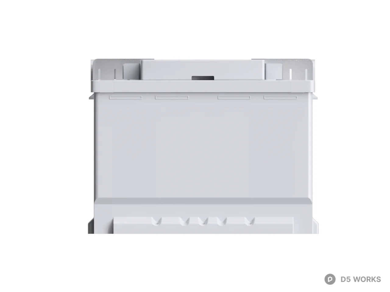 Industrial Electrical Box 3d model thumbnail 2