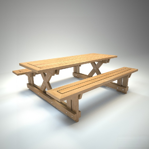Modern Outdoor Table & Chairs Set