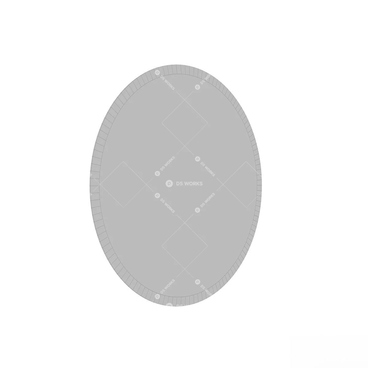 Modern Mirror 3d model thumbnail 3