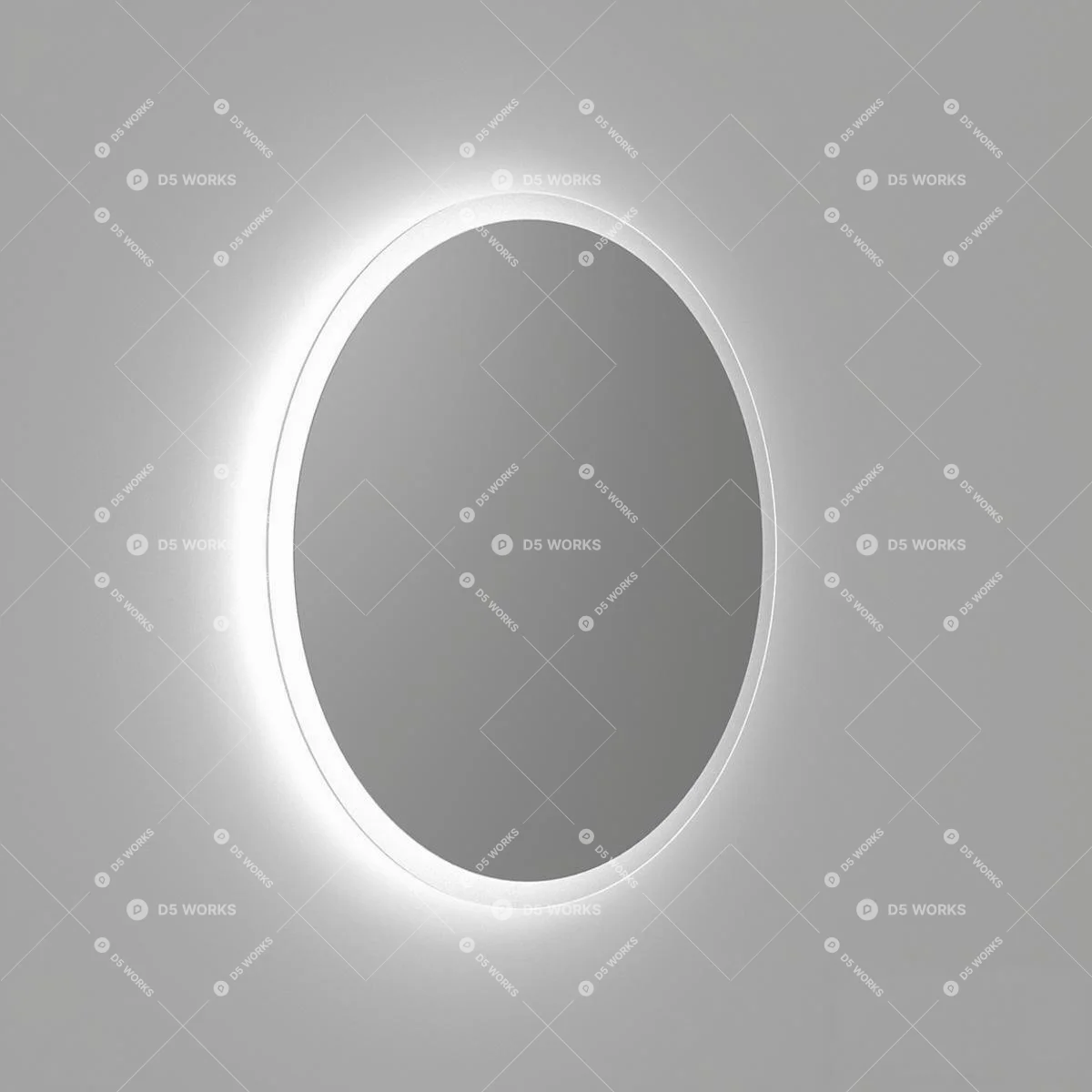 Modern Mirror 3d model thumbnail 2