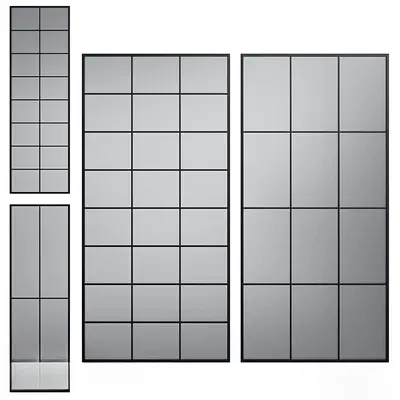 Grid Panel Partition 3d model