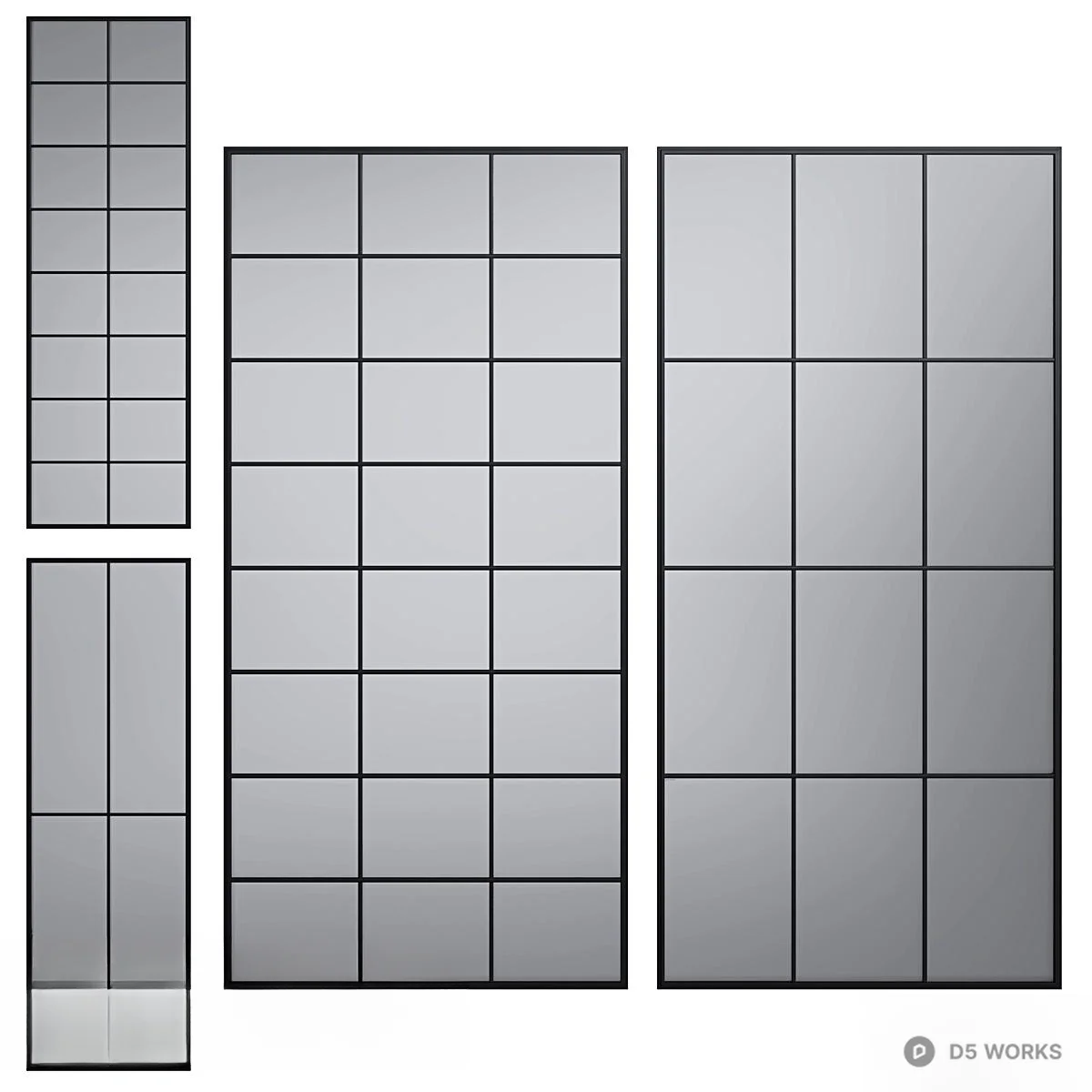 Grid Panel Partition 3d model - Image 1