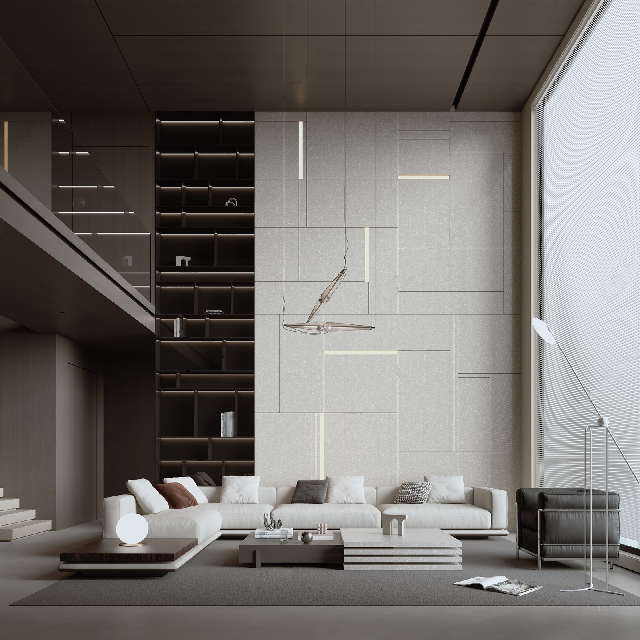 Modern Villa Living Room