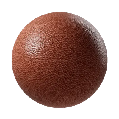 Reddish Brown Small Grain Leather