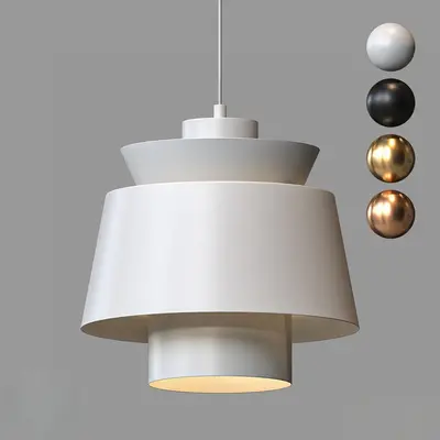 Stacked Cone Pendant Lamp 3d model