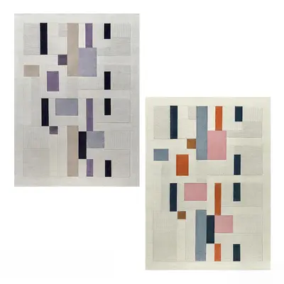 Abstract Geometric Area Rug 3d model