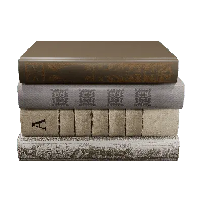 Retro Books 02 3d model