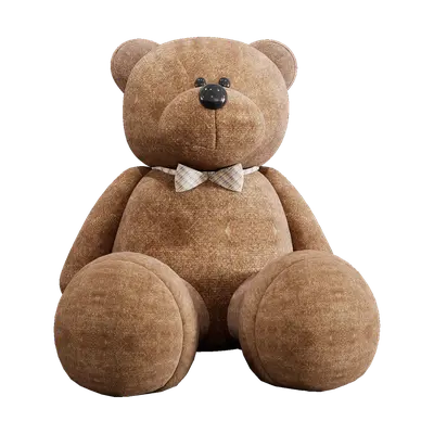 Modern bear doll 01 3d model