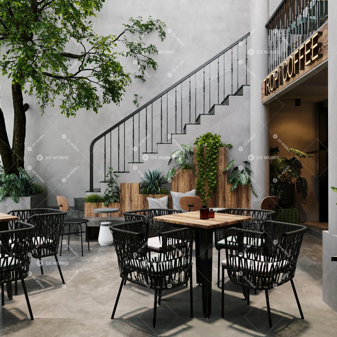 Southeast Asian Storefront 3d model thumbnail 2