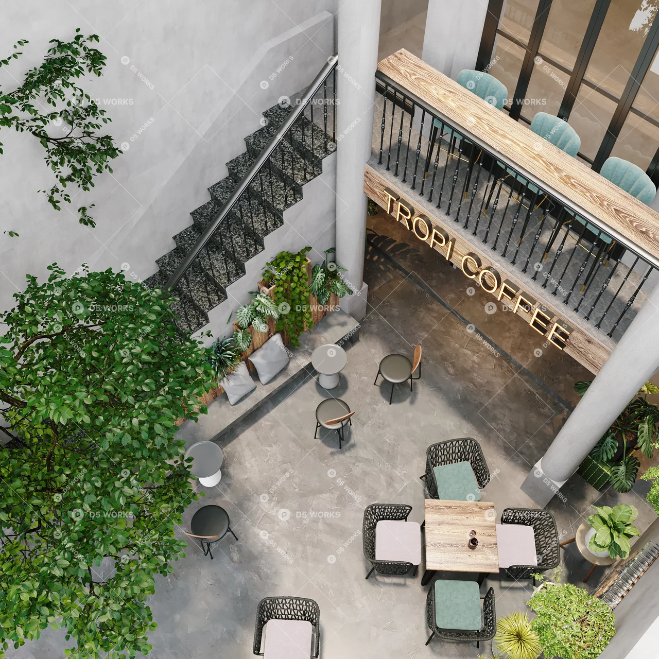 Southeast Asian Storefront 3d model thumbnail 3