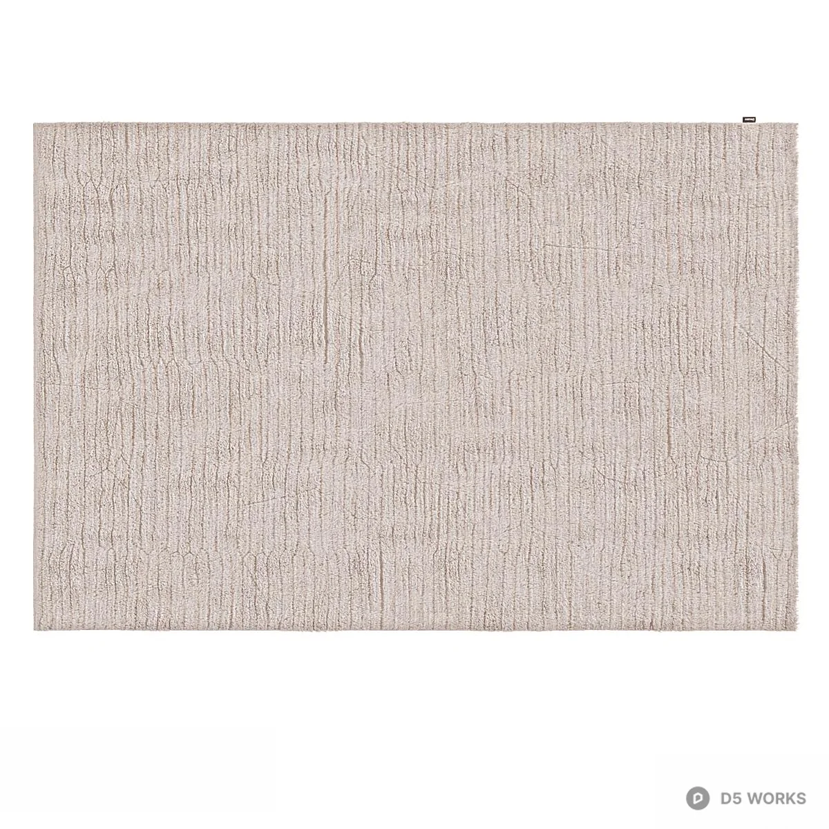 Wabi Sabi Textured Area Rug 3d model thumbnail 2