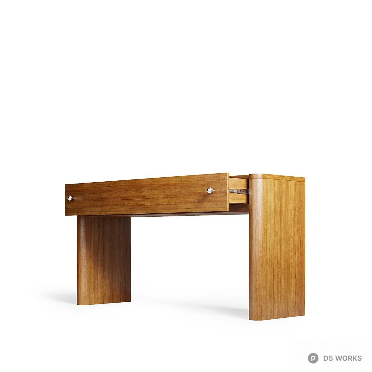 Mid Century Modern Side Table 3d model thumbnail 2