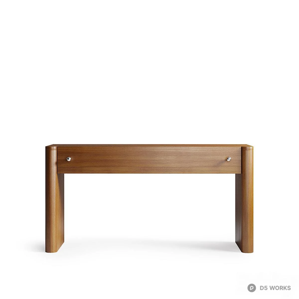 Mid Century Modern Side Table 3d model thumbnail 3